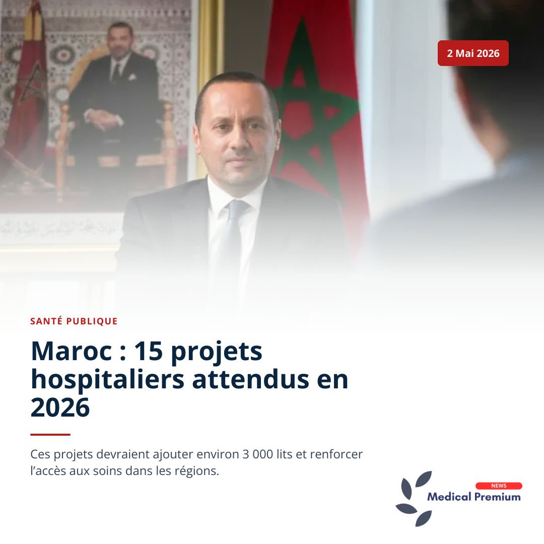 Santé : 15 nouveaux projets hospitaliers seront achevés en 2026 La réalisation de ces projets permettra de renforcer l’offre des soins avec environ 3.000 lits supplémentaires, dans le cadre de la poursuite du renforcement des infrastructures et d’une meilleure équité territoriale. Par Maroc Hebdo Publié le 15 Avril 2026 à 09:47. | 2 min de lecture Ajouter à vos sélections SharePartager Amine Tahraoui, ministre de la santé et de la protection sociale. Amine Tahraoui, ministre de la santé et de la protection sociale. Le ministre de la Santé et de la Protection sociale , Amine Tehraoui, a affirmé, mardi 14 avril 2026 à Rabat, que 15 projets hospitaliers seront achevés dans les différentes régions du Royaume au cours de l’année 2026. Dans une déclaration à la presse à l’issue de la réunion du Comité de pilotage de la réforme du système national de santé, présidée par le Chef du gouvernement, Aziz Akhannouch, le ministre indique que la réalisation de ces projets permettra de renforcer l’offre des soins avec environ 3.000 lits supplémentaires, dans le cadre de la poursuite du renforcement des infrastructures et d’une meilleure équité territoriale. M. Tehraoui a également souligné qu'un accent particulier a été mis sur l’accélération de plusieurs grands projets hospitaliers afin d’assurer un meilleur équilibre territorial et de rapprocher l’offre de soins des citoyens. Il a fait savoir que le programme de mise à niveau de 1.400 établissements de soins de santé primaires a été achevé, ajoutant qu’un nouveau programme a été lancé pour la réhabilitation de 1.600 centres de santé de base, dont 500 au cours de l’année 2026. S’agissant de la transformation numérique du secteur de la santé, le ministre a fait état du lancement d’une phase pilote de l’assistance médicale d’urgence dans la région de Rabat-Salé-Kénitra, avec en perspective la généralisation progressive de cette expérience à d’autres régions. Évoquant la modernisation et le développement de la plateforme numérique "Chikaya Santé", visant à renforcer la communication avec les citoyens, à recevoir les réclamations et à en assurer le suivi en toute transparence, M. Tehraoui a rappelé que ce chantier numérique comprend également le lancement du dossier médical numérique partagé et la généralisation de l’ordonnance électronique. Le ministre a aussi relevé que l’ensemble des travaux techniques relatifs à ces plateformes ont été finalisés, ouvrant la voie à l'expérimentation sur le terrain auprès d’un groupe d’utilisateurs, avant une généralisation progressive, dans le respect du cadre juridique en vigueur. Il a également ajouté qu’une plateforme numérique regroupant les données des secteurs public et privé a été finalisée, de même que la mobilisation de 250 enquêteurs de terrain dans les différentes régions du Royaume en vue d'actualiser et de vérifier les données. En outre, M. Tahraoui a affirmé que le gouvernement poursuivra la finalisation des cadres juridique et organiques relatifs à ces réformes, afin d’assurer une mise en œuvre cohérente et efficace.